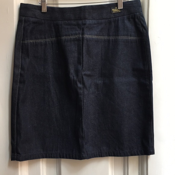 Ralph Lauren Jean Skirt Size 8 - Picture 2 of 8